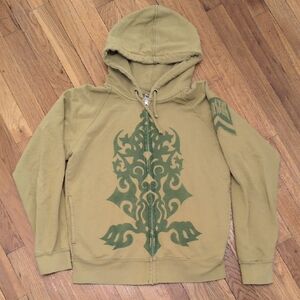 Olive Graphic Women's Hoodie